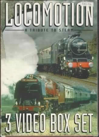 Locomotion; A Tribute to Steam no 22 Video 1; Locomotion, Rail and Snow Video 2: Steam on the Settle & Carlisle Video 3: Waterloo & Waterloo to Bournemouth in the 60s