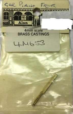 Alan Gibson: OO Gauge: 4mm Brass Castings GER Piano Front