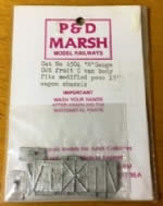 P&D Marsh: N Gauge: GWR Fruit C Van Conversion Kit