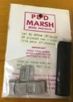 P&D Marsh: N Gauge: SR Plywood Van And Roof Conversion Kit