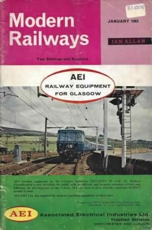 Modern Railways Magazine Jan 1963