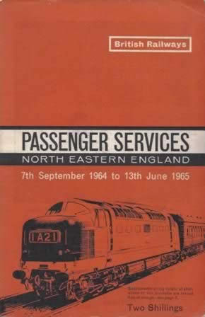 Passenger Services Timetable North East England 7/9/64 - 13/6/65