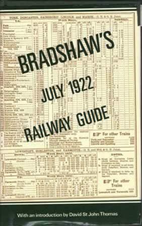 Bradshaw's Railway Guide - July 1922
