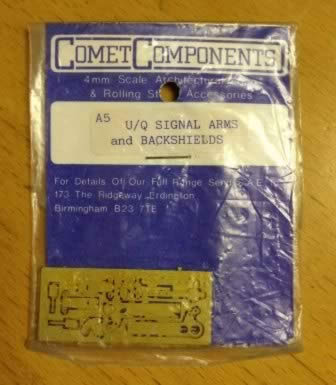 Comet Components: OO Gauge: U/Q Signal Arms and Backshields