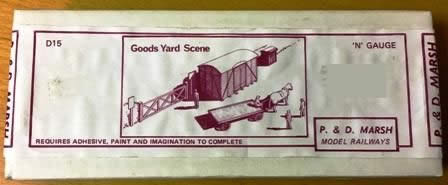 P&D Marsh: N Gauge: Goods Yard Scene Kit