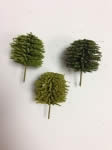 K&M: Height 25mm: Green Colour Tree