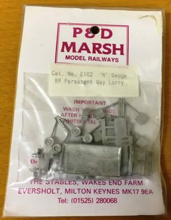 P&D Marsh: N Gauge: BR Permanent Way Lorry