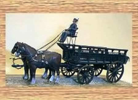 Langley: O Gauge: LMS 5 Ton Horse Drawn Wagon