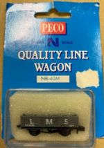 Peco: N Gauge: 12T LMS 5 Plank Mineral Wagon