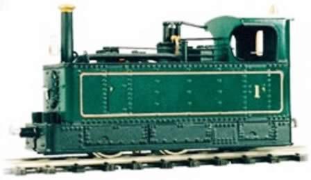 Peco: O-16.5 Narrow Gauge: 0-6-0 Beyer-Peacock Tram Locomotive White Metal Body Kit