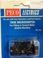 Peco: Lectrics: Twin Micro Switch Kit