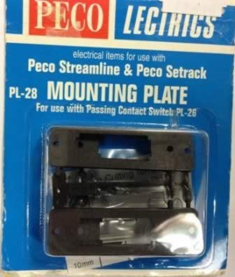 Peco: Lectrics: Switch Mounting Plate