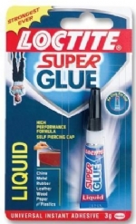 Loctite Super Glue 3g Liquid With No Clog Pin Cap