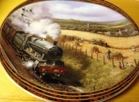 Trackside Harvest. Limited edition Ceramic Plate by Don Breckon Bradex 26-D08-025.1