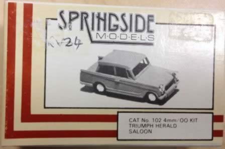 Springside: OO Gauge: Triumph Herald Saloon Car Kit