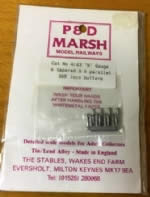 P&D Marsh: N Gauge: Tapered And 6 Parallel GWR Locomotive Buffers