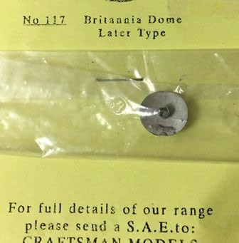 Craftsman: OO Gauge: BR Britannia Dome Later Type