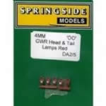 Springside: OO Gauge: GWR Head & Tail Lamps