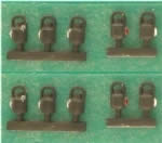 Springside: OO Gauge: LMS Head & Tail Lamps Black