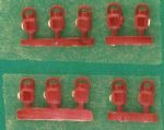 Springside: OO Gauge: Midland Head & Tail Lamps (Maroon)