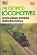 Preserved Locomotives 1981