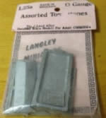 Langley: O Gauge: Assorted Tombstones