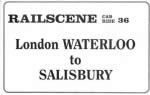 Railscene Cab Ride: No 36 - London Waterloo To Salisbury