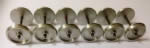 Solid Disc Finescale White Metal O Gauge Wheels with Short Axle