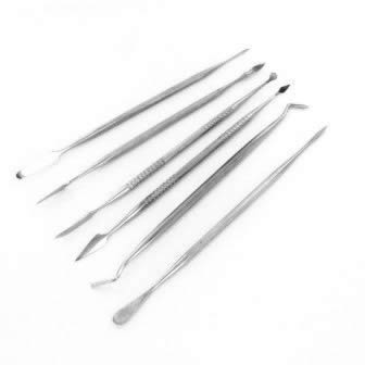 Modelcraft: Set Of 6 Stainless Steel Carvers