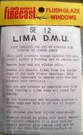 South Eastern Finecast: OO Gauge: Lima DMU Windows