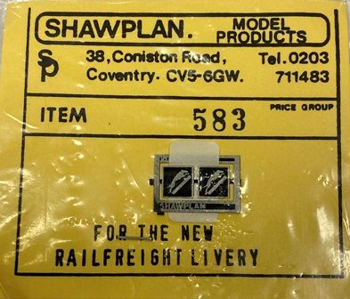 Shawplan: OO Gauge: 583 Willesden (Greyhound) Depot Plate