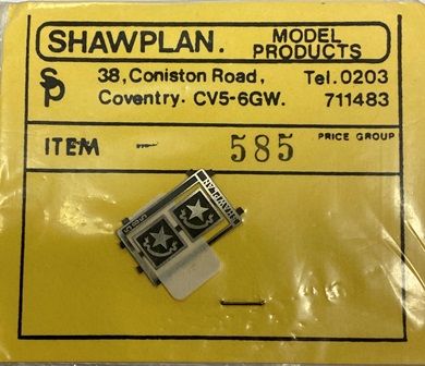 Shawplan: OO Gauge: 585 Immingham (Star and Scroll) Depot Plate