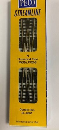 Peco: N Gauge: Streamline Insulfrog Double Slip