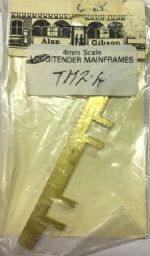 Alan Gibson: OO Gauge: 4mm LMS 7'6'' x 7'6'' Tender Mainframes (Pair)